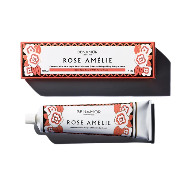 Benamor Rose Amélie Revitalizing Milky Body Cream 150ml kehakreem